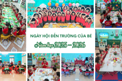 TRƯỜNG MẦM NON MỸ TRUNG HÂN HOAN TỔ CHỨC NGÀY HỘI ĐẾN TRƯỜNG CỦA BÉ NĂM HỌC 2025 – 2026