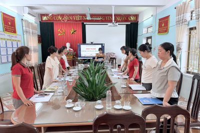🌸SINH HOẠT CHI BỘ THƯỜNG KỲ THÁNG 6/2026 – TRƯỜNG MẦM NON MỸ TRUNG🌸